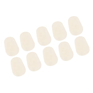 Bothyi - 10 Parches Para Boquillas De Saxofón, Almohadillas, Piezas De Silicona Para Instrumentos De Viento, Saxofón Transparente