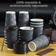 thumbnail image 5 of Tazas De Café Desechables De 16 Onzas Con Tapas Y Pajitas (juego De 90), 5 of 7