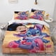 thumbnail image 2 of Stitch Pattern Bedding Sets Comforter Quilt Bed Cover Duvet Cover Pillow Case 2-3 Pieces Sets Kids Adult Size for Bedroom, 2 of 5
