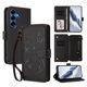 thumbnail image 1 of Funda Cartera Mariposa para [Samsung Galaxy S26 Plus] con Soporte y Cremallera Negro, 1 of 6