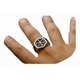 thumbnail image 1 of Anillo Flechas Titanio Hombre Moda 2022, 1 of 3