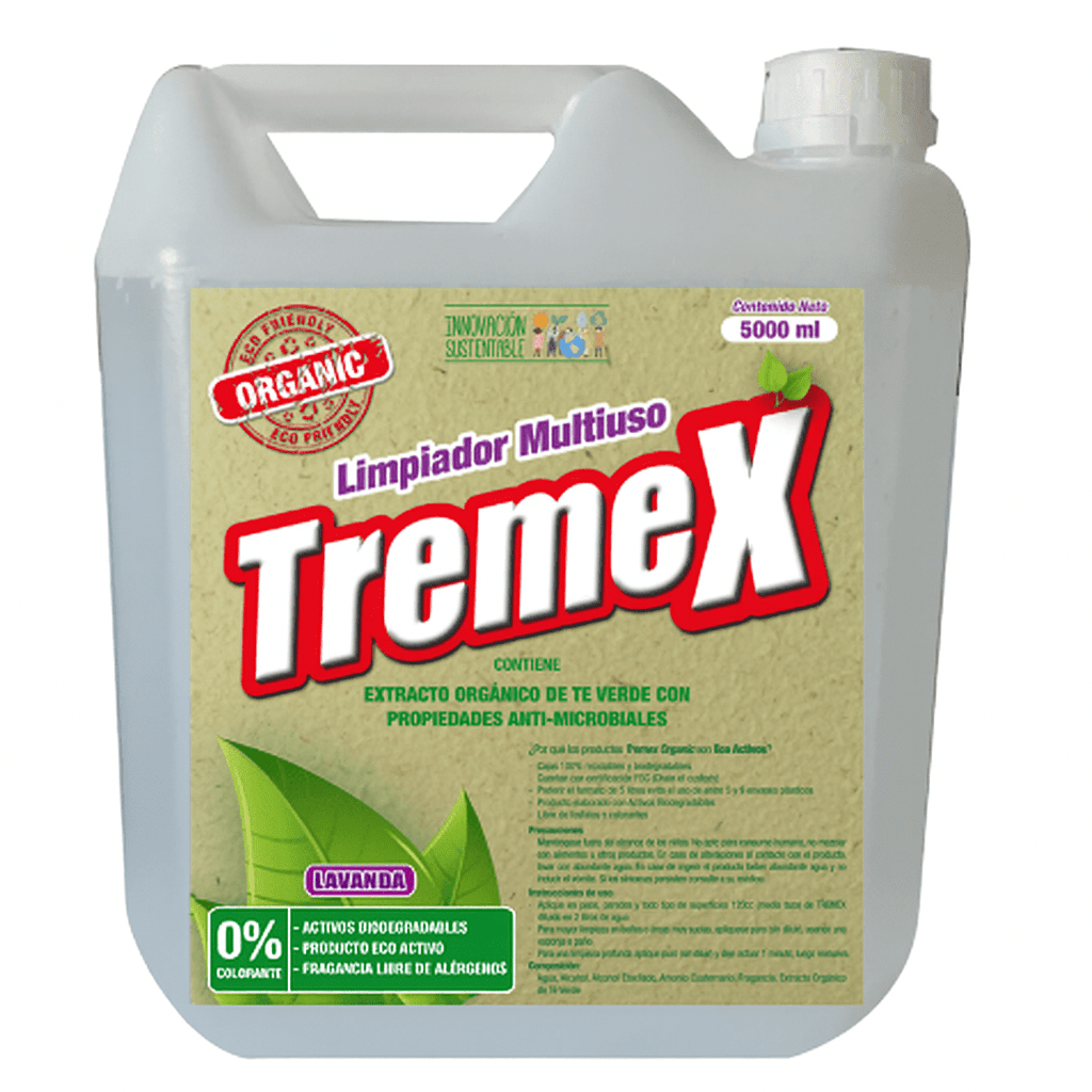 Lavaloza Ecológico Tremex Ecoactivo 5l | Orgánico, Biodegradable Y Sin Tóxicos