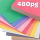 thumbnail image 4 of Papel de construcción Crayola de 480 unidades (paquete de 2) para material escolar, 4 of 7