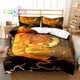 thumbnail image 1 of Agatsuma Zenitsu Demon Slayer Bedding Set Bed Set Aldult Kid Bedroom Bed Sheets, 1 of 5