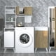 thumbnail image 2 of Mueble Mural Colgador Color Blanco / Madera, 2 of 3