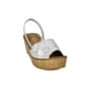 thumbnail image 5 of Sandalia Eliada Blanco Plata, 5 of 5