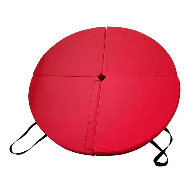 Estera De Yoga Plegable Para Mujer, Estera De Baile En Barra Plegable Para Gimnasio En Casa, Entrenamiento Al Aire Libre, Color Rojo