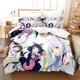 thumbnail image 1 of Anime Kawaii Girl Show By Rock! Bedding Set Single Twin Full Size Bed Set Adult Kid Bedroom Duvet cover Sets Bed Sheets, 1 of 5