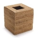 thumbnail image 2 of Funda cuadrada para caja de pañuelos de ratán, soporte de pañuelos de mimbre tejido a mano, 5.5 x 5.5 x 5.7 pulgadas, color natural, 2 of 6