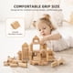 thumbnail image 2 of Bloques de Construcción Pidoko Kids 100 Piezas de Madera con Formas, 2 of 6