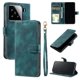 thumbnail image 3 of Funda Cartera para Xiaomi 15 Tapa con Ranuras, Soporte y Correa Verde, 3 of 5