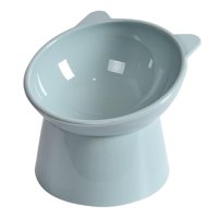 Magideal - Cuenco Para Gatos, Soporte Inclinado De 45 Degree, Protector De Cuello Antideslizante, Plástico Para Gatitos De Viaje, Carga De Alimentación Del Cue , Gris Opción 5