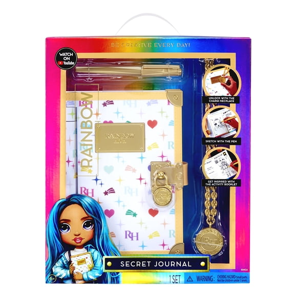 Diario de moda Rainbow High Secret para niños de 6 a 12 años