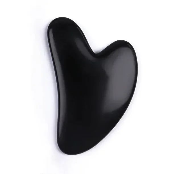 Powder Crystal Roller Facial Massage Non Jade Beauty Stick Double Head Push Face and Eye Acupoint Lift Heart shaped Scraper