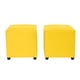 thumbnail image 1 of Set Pouf Cali 1c Felpa 30 Amarillo, 1 of 5