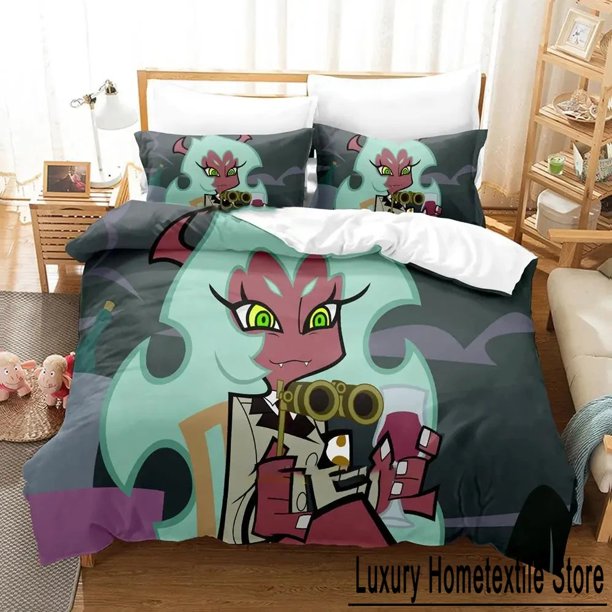 Panty & Stoc with Garterbelt Bedding Set Boys Girls Size Duvetcover Pillowcase Bed Kids Adult Home Textiles Bed Sheets