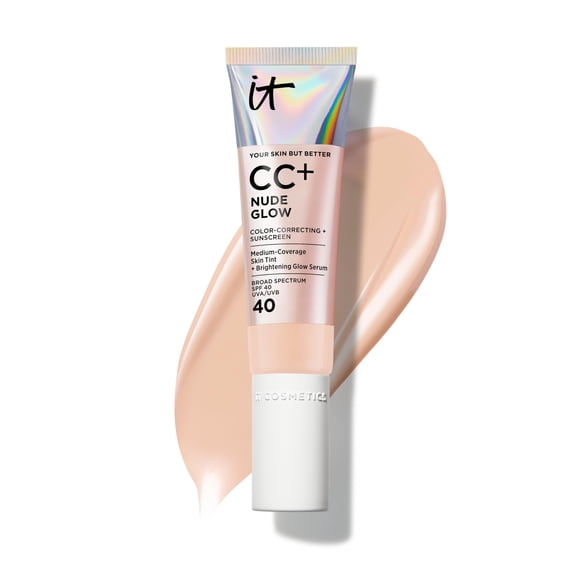 Crema CC IT Cosmetics Nude Glow Light Cool 31 ml SPF40