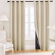 thumbnail image 1 of suxuMhao Cortinas, Cortinas Blackout Beige para Sala de Estar y Dormitorio con Aislamiento Térmico, Paneles de Cortina para Oscurecer la Habitación, 39x79in, 2 Piezas, Cortinas Que Bloquean la Luz, 1 of 5