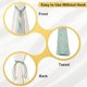 thumbnail image 4 of Uxcell Sujetadores de Cortinas, 2 Paquetes de Sujetadores Elegantes Hechos a Mano con Borlas, Clips Decorativos para Ventanas, Azul Gris, 4 of 7