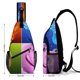 thumbnail image 2 of Elemental Riñonera Bandolera con Estampado Integral para Hombres y Mujeres, Bolso Cruzado Gráfico de Tendencia, Mochila de Hombro Streetwear para Ciclismo y Deportes, Riñonera Versátil Casual, 2 of 6