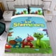 thumbnail image 4 of Lil Stompers Conjunto de sábanas temático, trío de piezas, cómodo y amigable con la piel, diseño único, regalo de decoración para el hogar para familiares, amigos y fans,135cm *200cm, 4 of 6