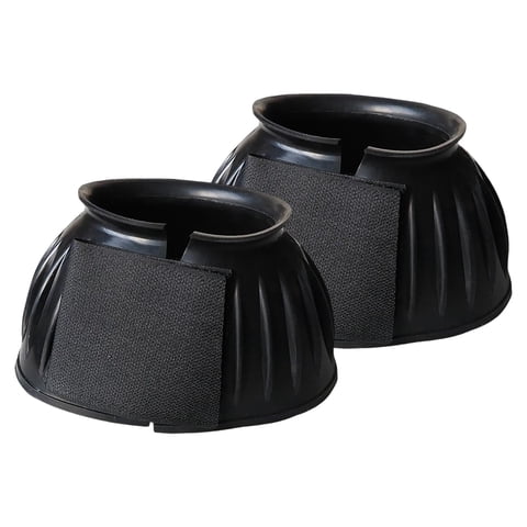 Ioensy - 2X Botas De Campana Para Caballos Protector De Pezuñas Para Equinos Cómodo M 7.6Cmx8.8Cm