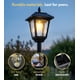 thumbnail image 5 of Farol solar PASAMIC de 183 cm con macetero, luz cálida blanca de 60 lm, 5 of 7