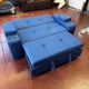 thumbnail image 4 of Sofá Cama Azul Rey Lino Elite 2 Plazas con Puffs y Respaldo Reclinable, 4 of 4