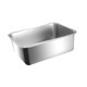 thumbnail image 5 of Caja De Arena Para Gatos De Acero Inoxidable, Resistente A Salpicaduras, Con Parte Superior Abierta Y Bandeja De Arena Resistente, Altura 15 Cm, 5 of 5