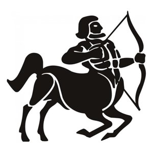 Rienda Libre Graphics - Decomural Sagittarius Zodiac Sign Ws-17228