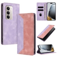 Funda Foxdock Para Xiaomi Redmi 15 4G/5G De Cuero Premium Bicolor Con Ranuras Rfid, Carcasa Tipo Billetera Antigolpes Y Soporte Plegable