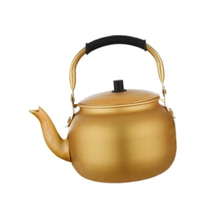 Bothyi - Hervidor De Agua De Aluminio, Tetera, Portátil, Dorado, Para Acampar Al Aire Libre, 8L