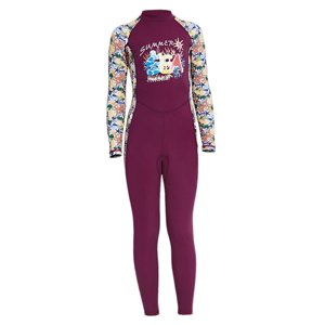 Ioensy - Trajes De Neopreno Para Niños Protección Uv Cuerpo Completo Traje De Baño De Verano De Una Pieza Púrpura Xl