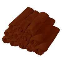 Ioensy - 12 Uds. Fundas Para Cuna Facial, Fundas Para Reposacabezas De Mesa De Masaje Para Cama De Salón, Cama De Spa, Color Chocolate