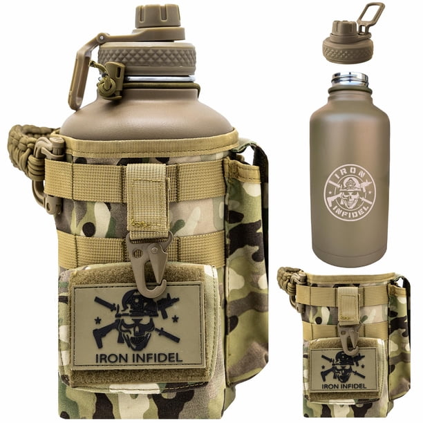 Botella de agua Iron Infiel Battle Bottle de 2 litros con aislamiento