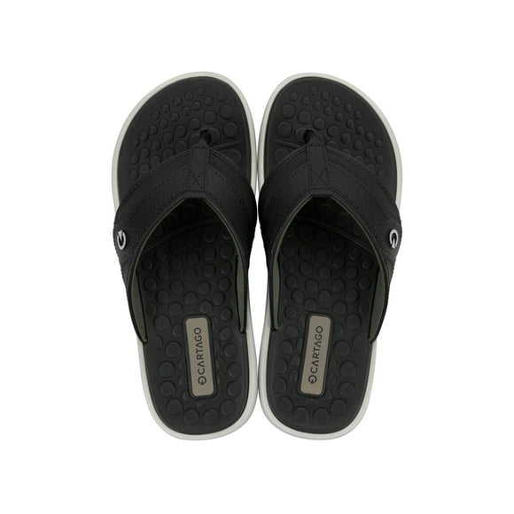 Sandalia Hombre Gris/Negro Veneto III Cartago