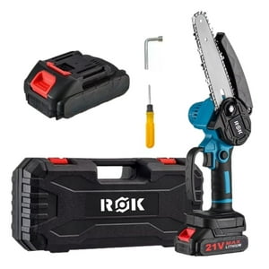 Novystor - Motosierra De Mano Eléctrica Inalámbrica De 6"" + 2 Baterías