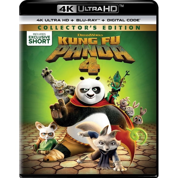 Película Kung Fu Panda 4 Edición coleccionista 4K Ultra HD+ Blu-ray