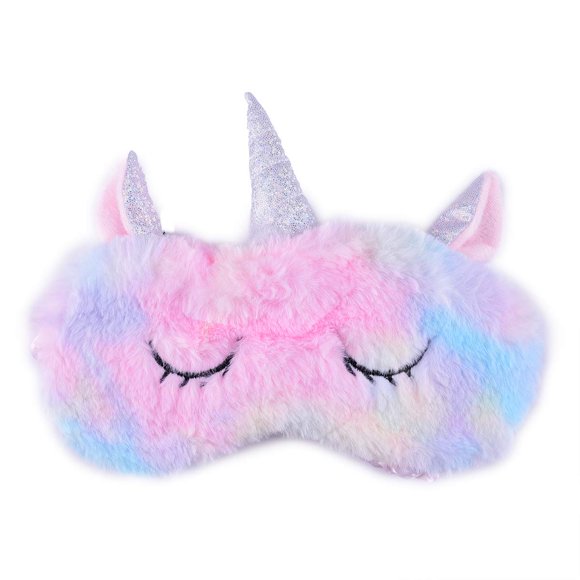 Máscara de Sueño Ulbemoll 20 cm x 8 cm Unicornio de Peluche