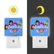 thumbnail image 3 of Chibiverse Luz nocturna LED con sensor de anochecer a amanecer para dormitorio, baño, pasillo, escaleras - Lámpara LED nocturna de enchufe, 0.5W - 1 pieza, 3 of 6
