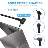 Adaptador Cargador Ac 45W 33W Hflrzz Para Laptop Compatible Con Asus Ad883J20