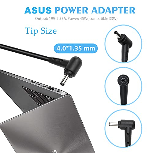 Adaptador Cargador Ac 45W 33W Hflrzz Para Laptop Compatible Con Asus Ad883J20