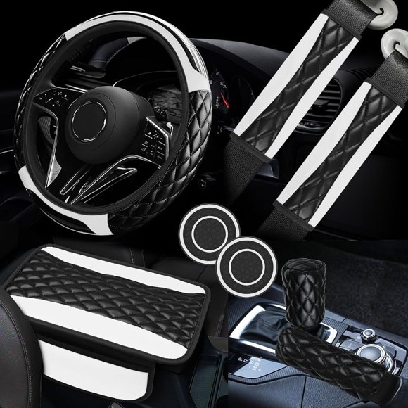 Set de accesorios para auto HBXDECO, 8 piezas, universal