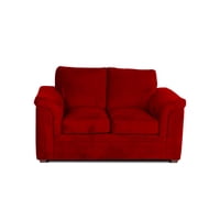 Latam Home - Sofa Ancona 2 C Tela Velvet Burdeo