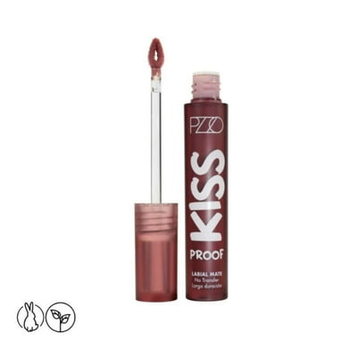 Brillo Labial Líquido Kiss Proof Intransferible Old Rosa 3 Ml Pzzo Make Up