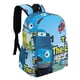 thumbnail image 2 of Tayo, el Pequeño Autobús-theme Backpack, Campus style schoolbag Bookbag with Adjustable Shoulder Straps And Large Zip Compartment, Unisex Travel Bags.42x30x15cm, 2 of 6