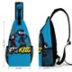 thumbnail image 2 of Niños Ninja Riñonera Bandolera con Estampado Integral para Hombres y Mujeres, Bolso Cruzado Gráfico de Tendencia, Mochila de Hombro Streetwear para Ciclismo y Deportes, Riñonera Versátil Casual, 2 of 6