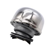 Ioensy - Cubierta De La Válvula De La Cubierta Del Respiradero De Aceite Twist In On Chrome Se Adapta A Las Piezas A26