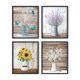 thumbnail image 1 of Arte de Pared HAUS AND HUES – Set de 4 Ramilletes Estilo Granja 16x20, 1 of 7