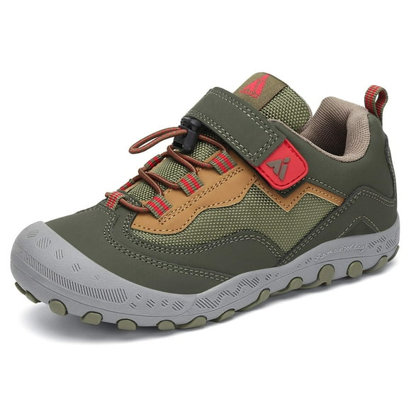 Zapatos de senderismo Mishansha, zapatillas bajas para niños, color verde 11.5
